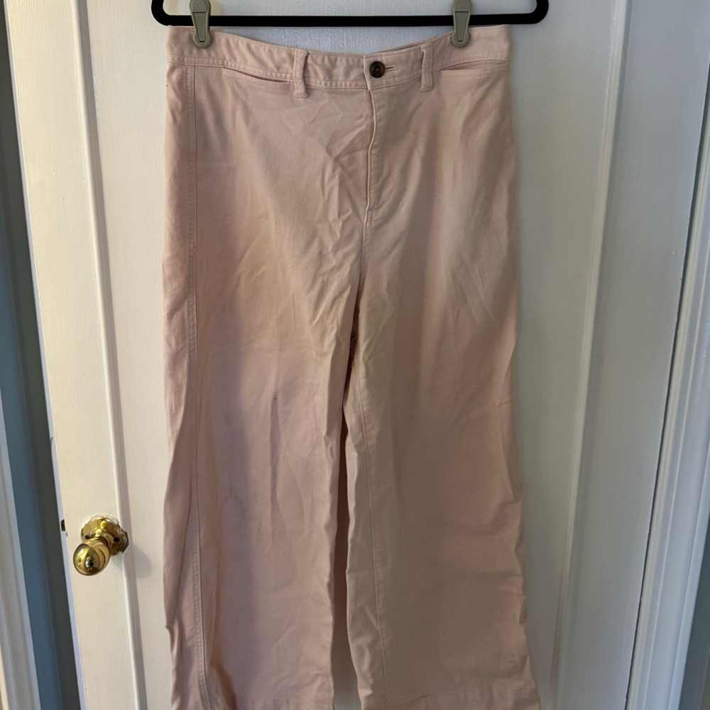 GAP Soft Pink High-Rise Pants